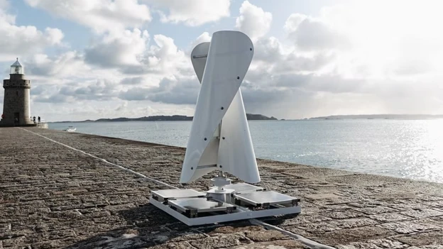little green energy company wind turbine Wind turbine installed by The Little Green Energy Company in Guernsey